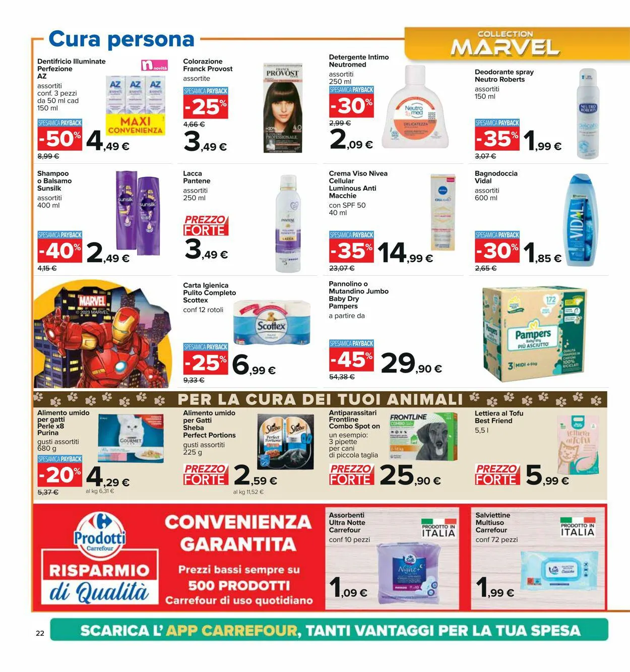 Carrefour Volantino attuale da 25 settembre a 8 ottobre di 2023 - Pagina del volantino 22