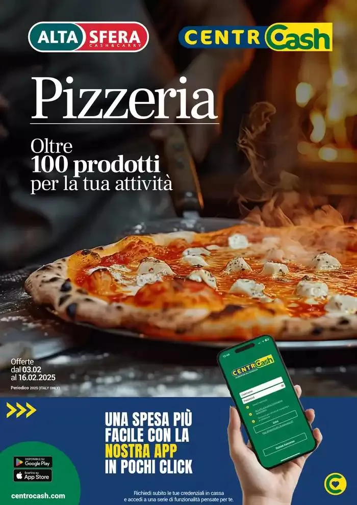Pizzeria da 3 febbraio a 16 febbraio di 2025 - Pagina del volantino 1