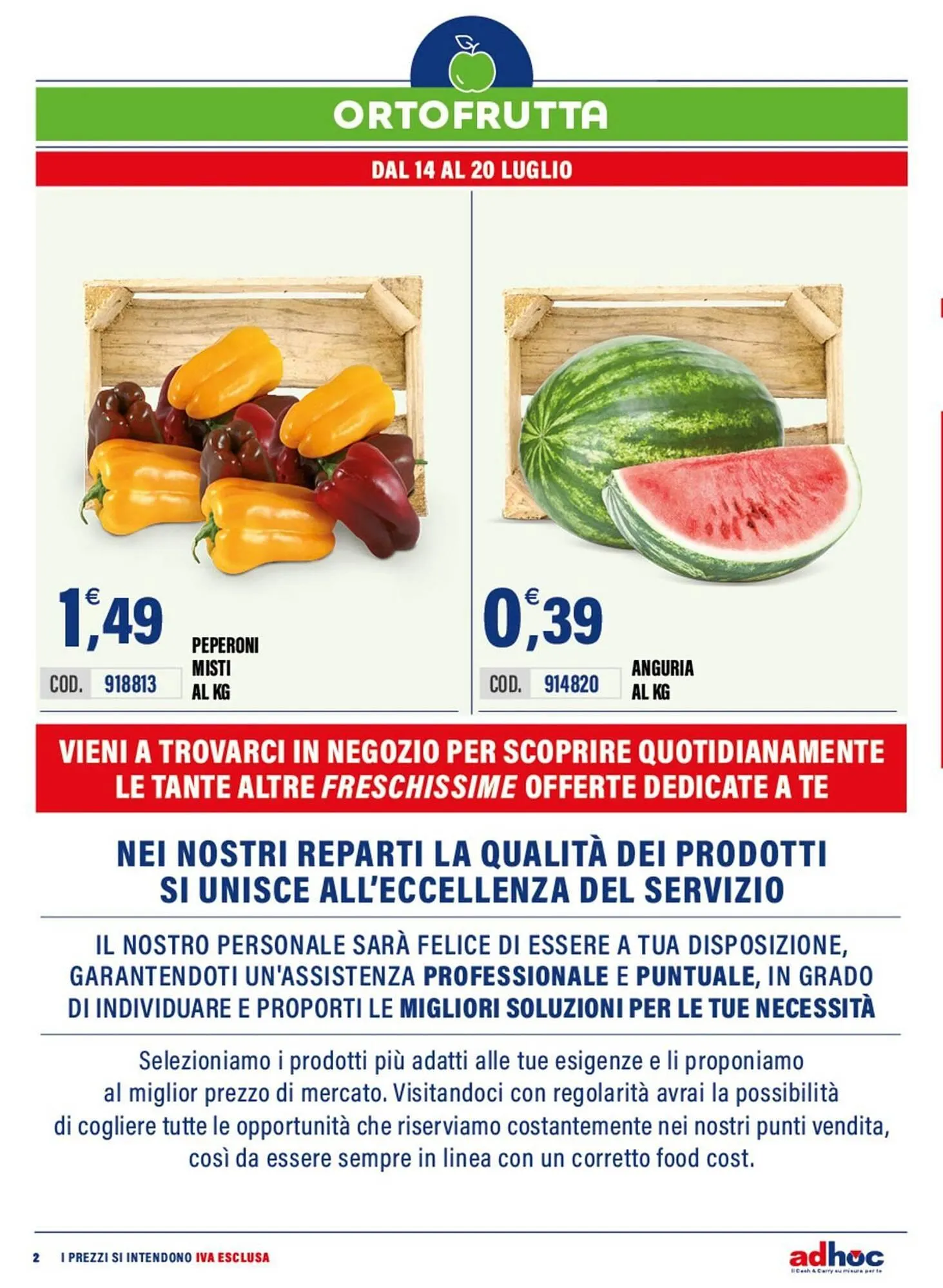 Volantino Adhoc da 15 luglio a 27 luglio di 2025 - Pagina del volantino 2