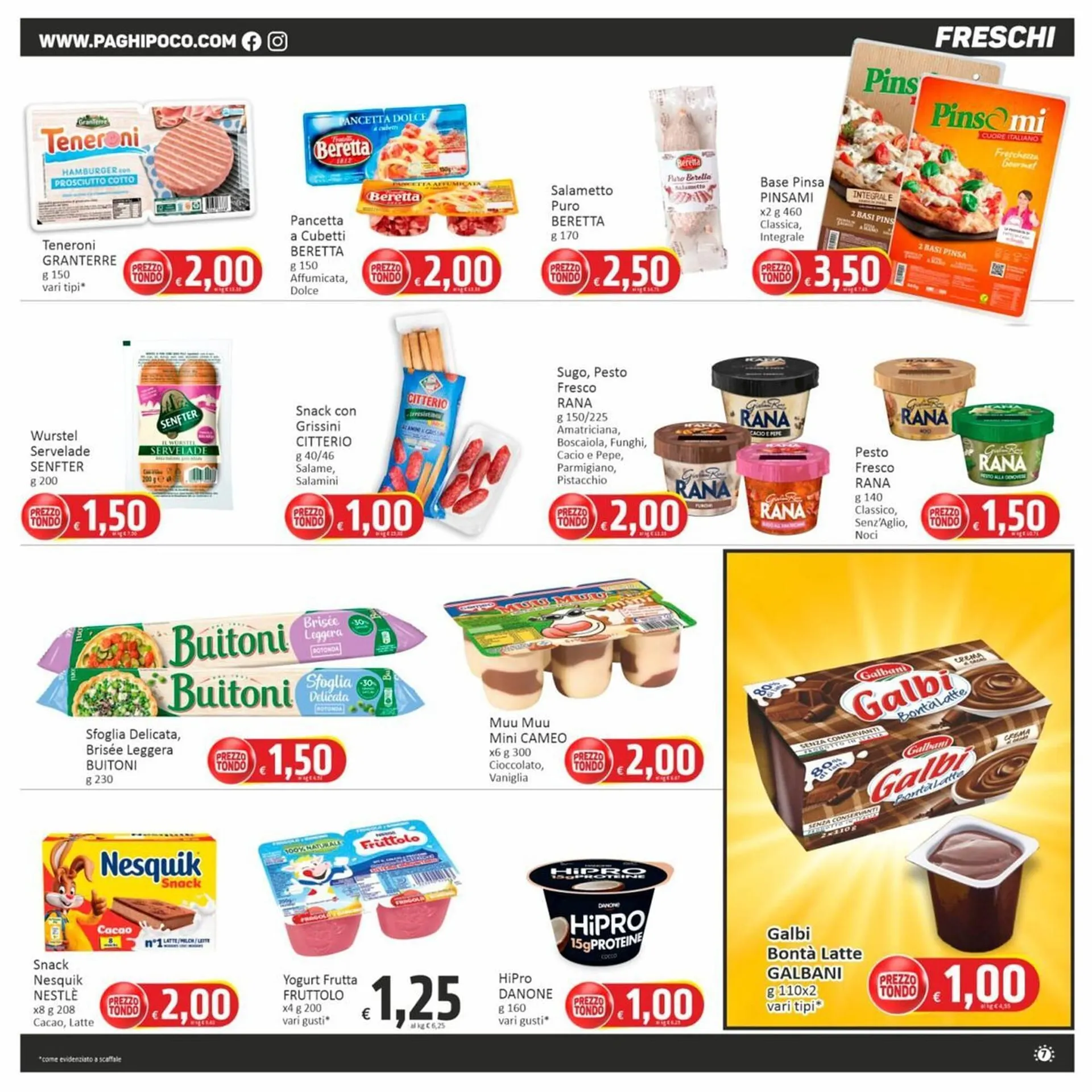 Volantino Paghi Poco da 3 giugno a 12 giugno di 2025 - Pagina del volantino 7