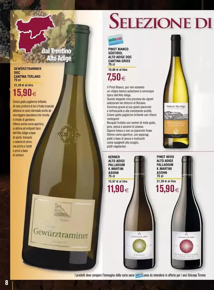 Selezione di vini italiani da 23 aprile a 21 maggio di 2025 - Pagina del volantino 8