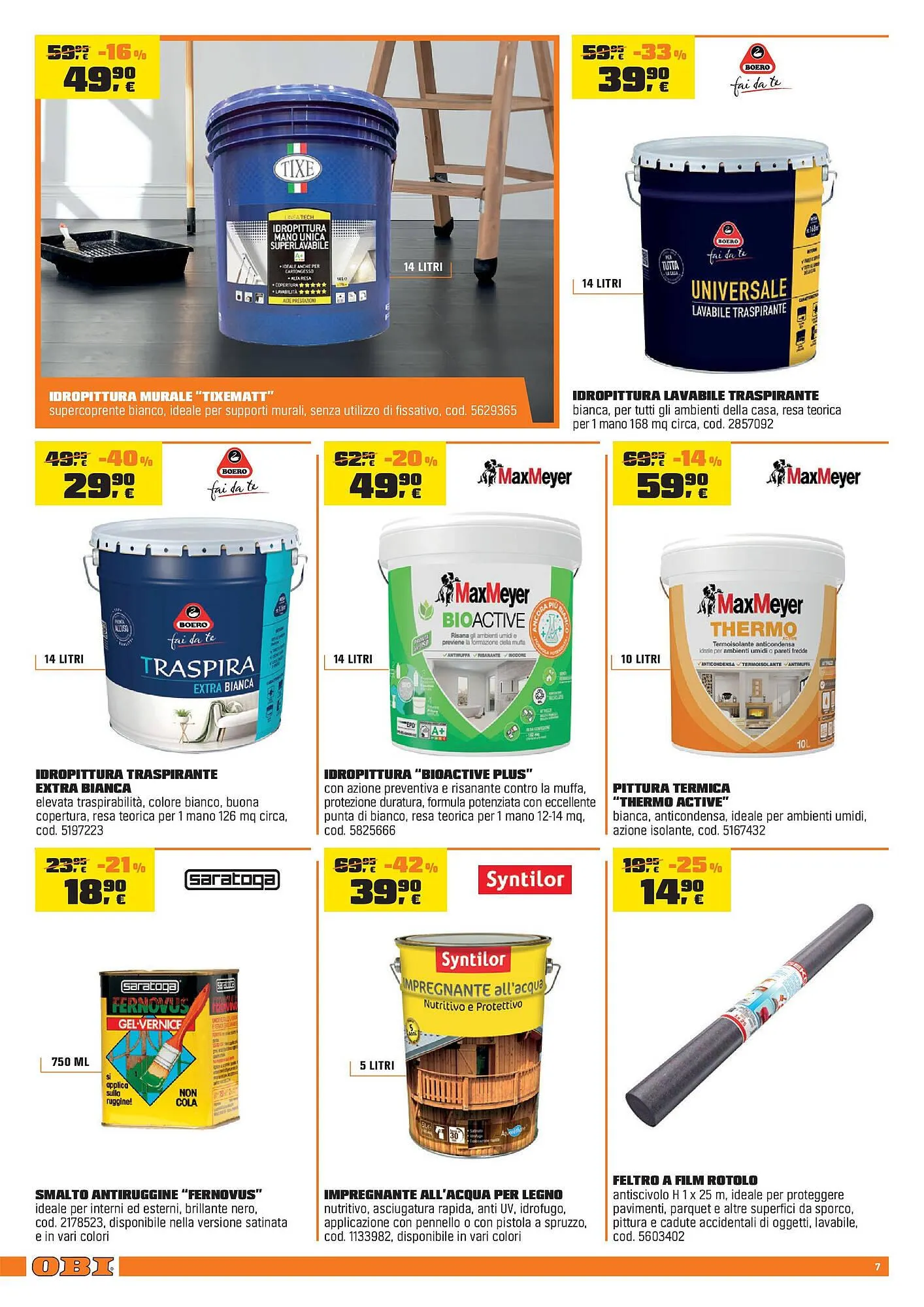 Volantino OBI da 1 ottobre a 26 ottobre di 2025 - Pagina del volantino 7
