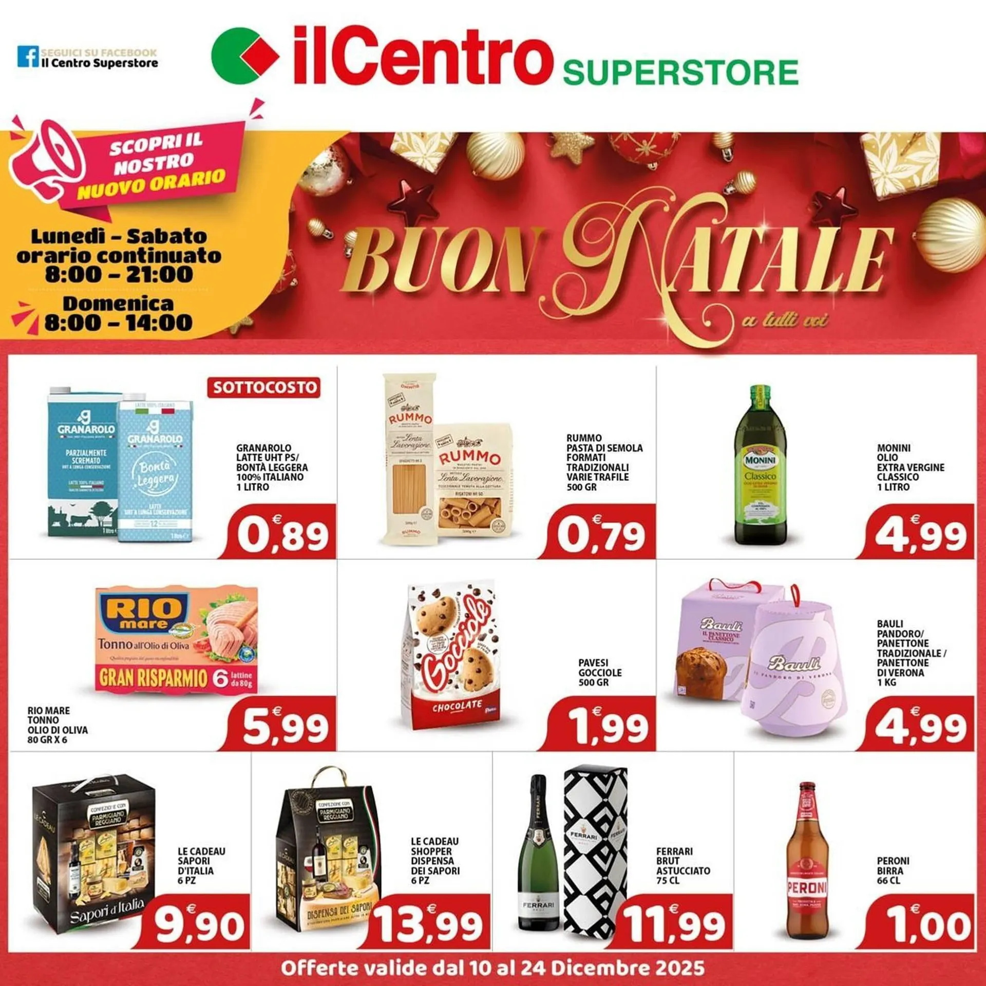 Volantino Il Centro Superstore da 10 dicembre a 24 dicembre di 2025 - Pagina del volantino 1
