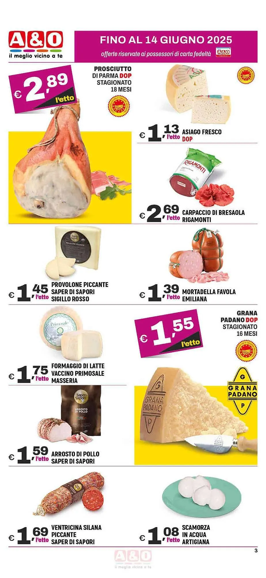 Volantino A&O da 3 giugno a 14 giugno di 2025 - Pagina del volantino 3