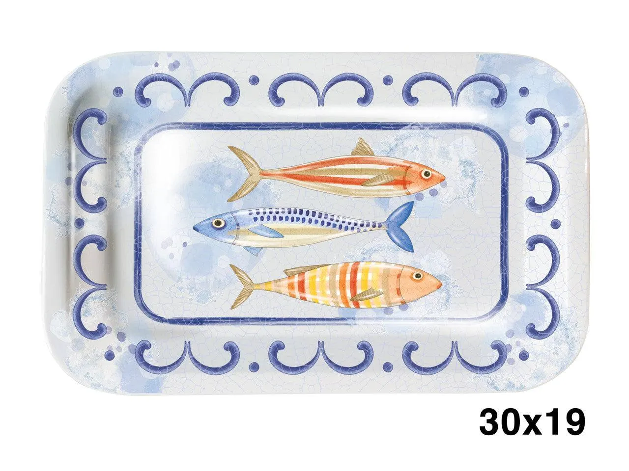 Ibct - Coffee Tray 30X19 Melamine Fish