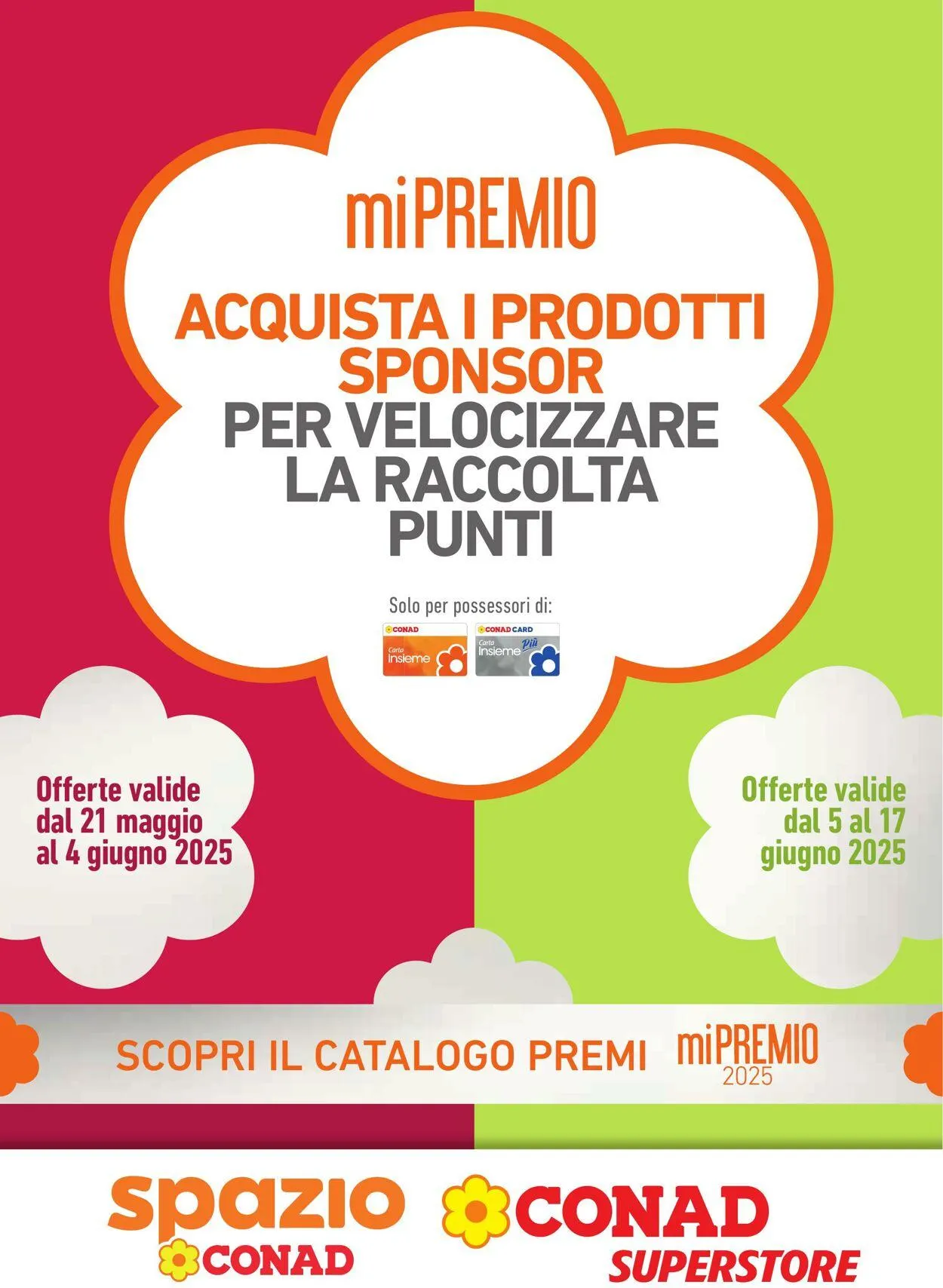 Conad - Spazio - Roma Volantino attuale da 21 maggio a 17 giugno di 2025 - Pagina del volantino 1