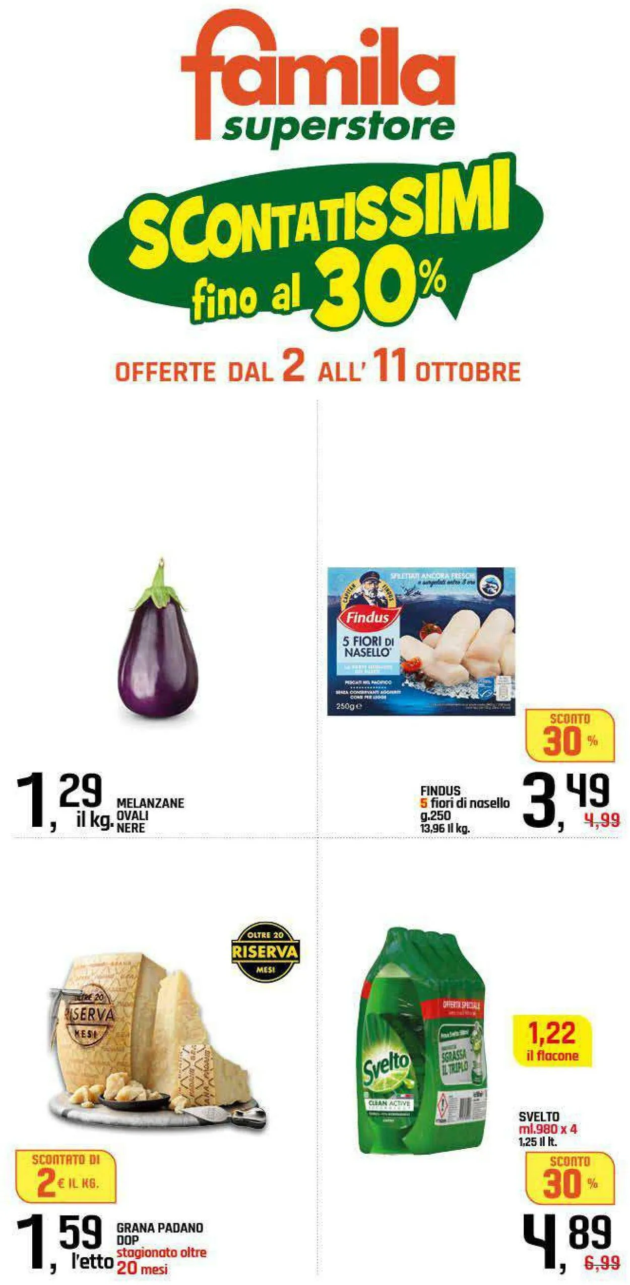 Famila Volantino attuale da 2 ottobre a 11 ottobre di 2025 - Pagina del volantino 1
