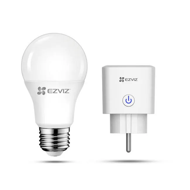 Presa Wi-Fi EZVIZ EZVIZ kit presa T30A + lampadina LB1 bianco Vedi i dettagli del prodotto