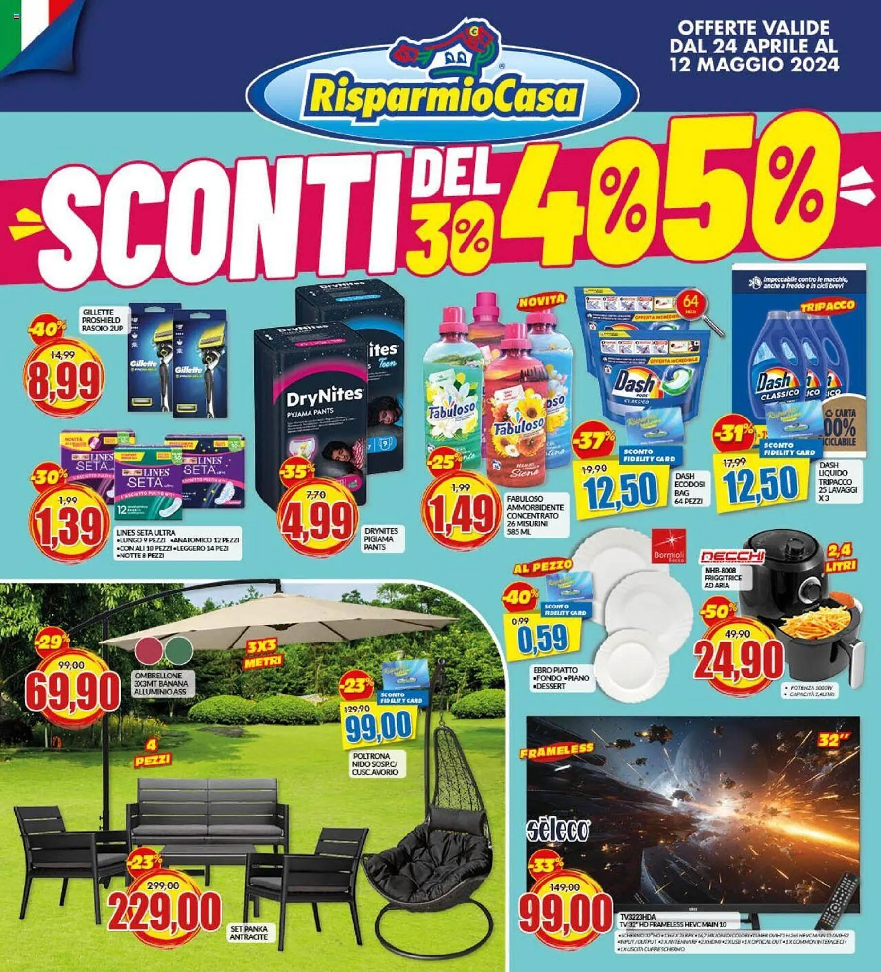 Volantino Risparmio Casa da 24 aprile a 12 maggio di 2024 - Pagina del volantino 1