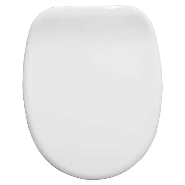 Copriwater giove in termoindurente bianco con cerniere in acciaio