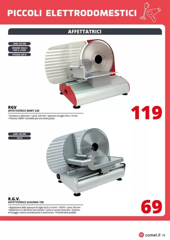 Speciale Piccoli Elettrodomestici da Comet! da 20 marzo a 2 aprile di 2025 - Pagina del volantino 23
