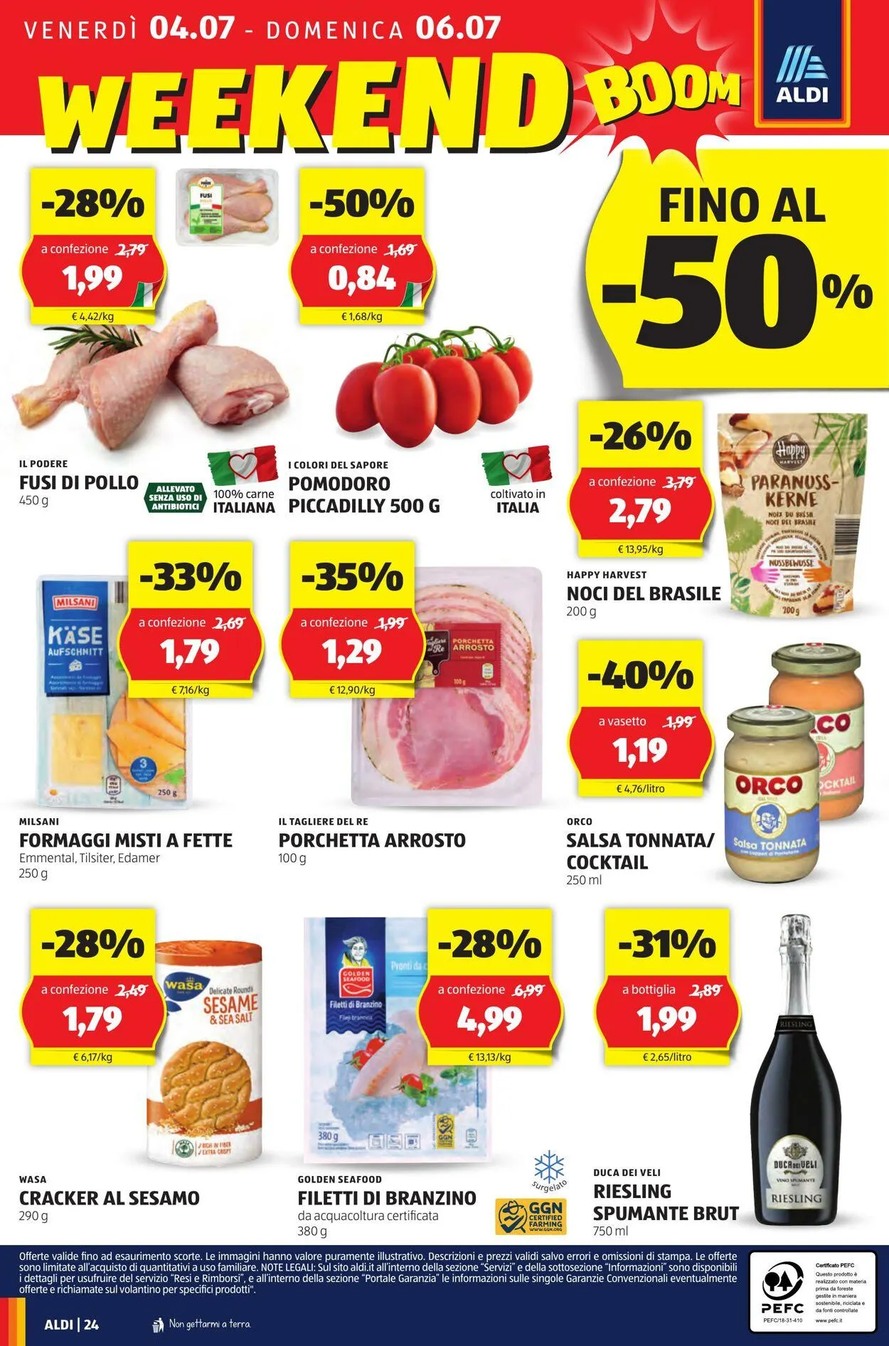 Aldi Volantino attuale da 30 giugno a 6 luglio di 2025 - Pagina del volantino 24