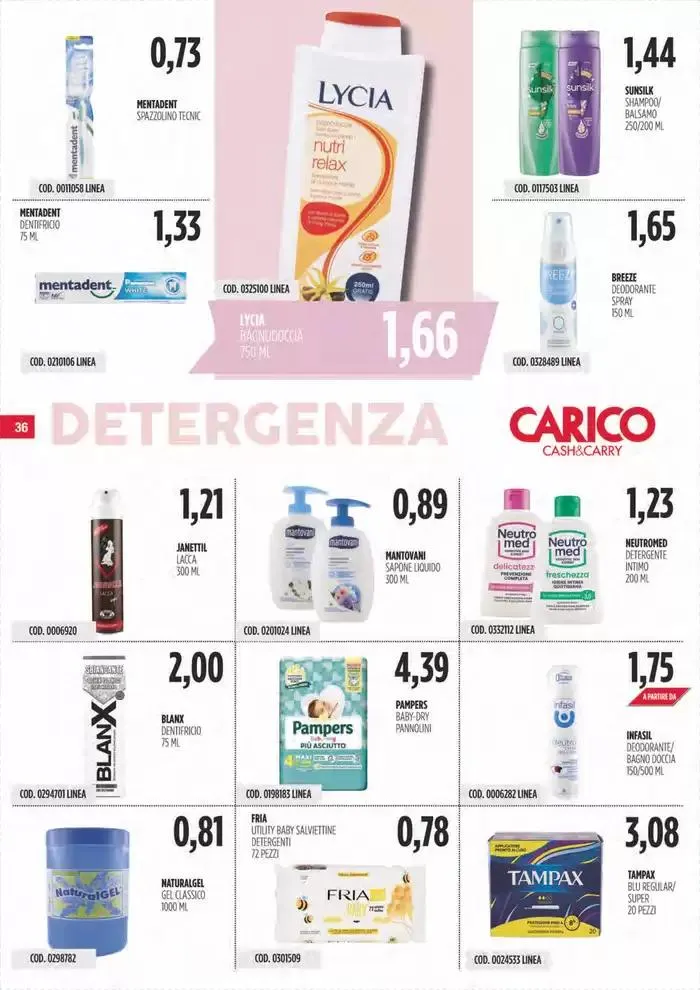 Offerte Carico Cash & Carry da 8 maggio a 21 maggio di 2025 - Pagina del volantino 36