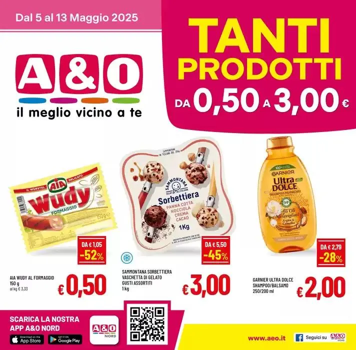 TANTI PRODOTTI DA 0,50 A 3,00€ da 5 maggio a 13 maggio di 2025 - Pagina del volantino 1