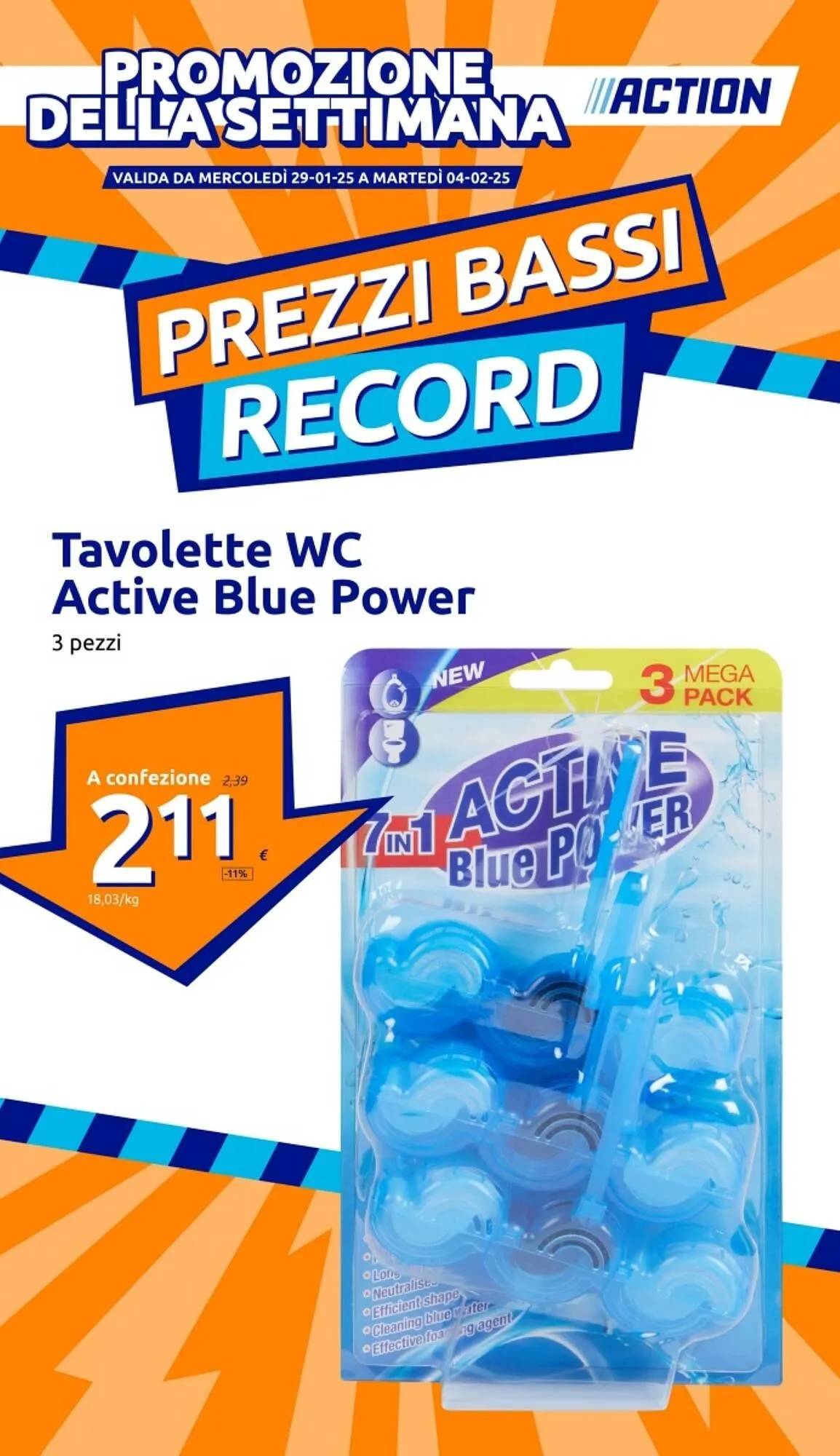 Volantino Action da 29 gennaio a 4 febbraio di 2025 - Pagina del volantino 1