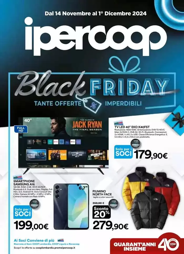 Black friday da 14 novembre a 1 dicembre di 2024 - Pagina del volantino 1