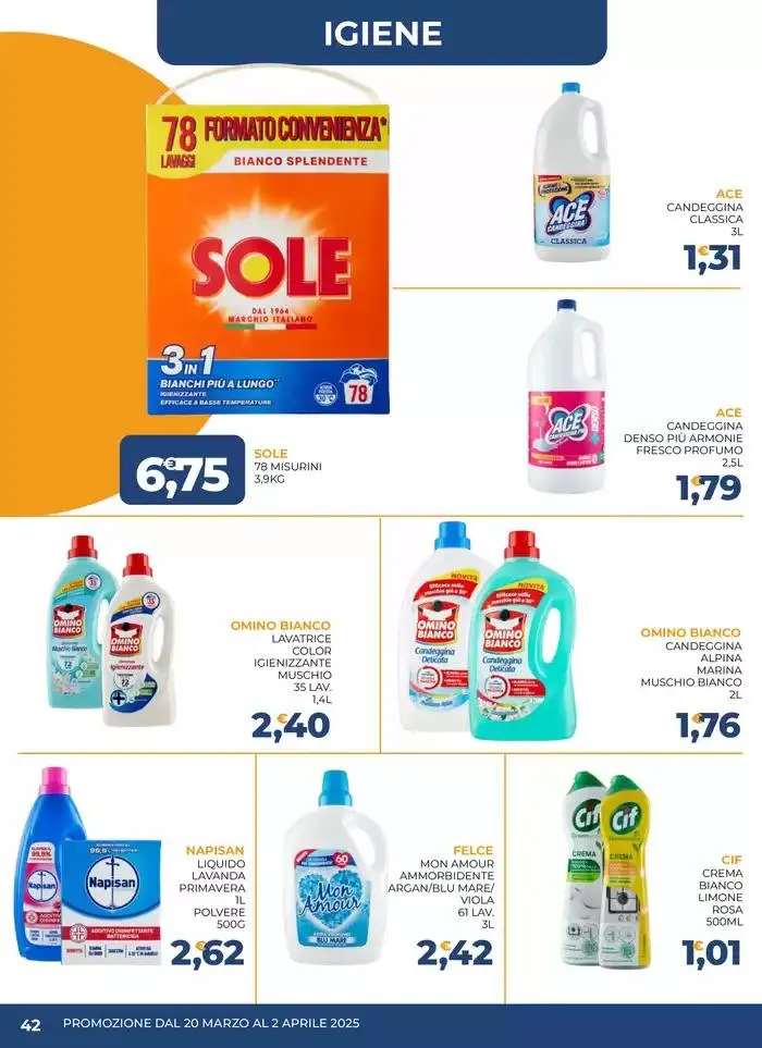 DAL 20 MARZO AL 2 APRILE 2025 da 20 marzo a 2 aprile di 2025 - Pagina del volantino 42