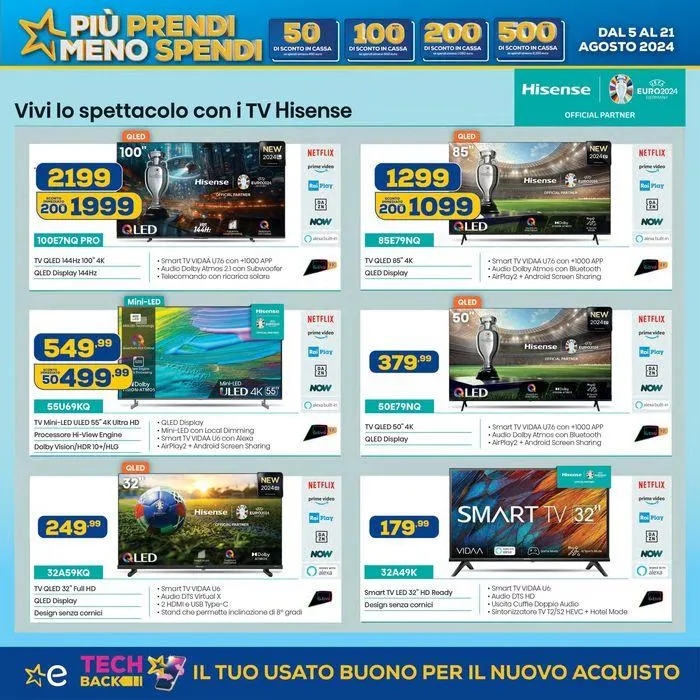 Piu prendi meno spendi da 5 agosto a 21 agosto di 2024 - Pagina del volantino 4