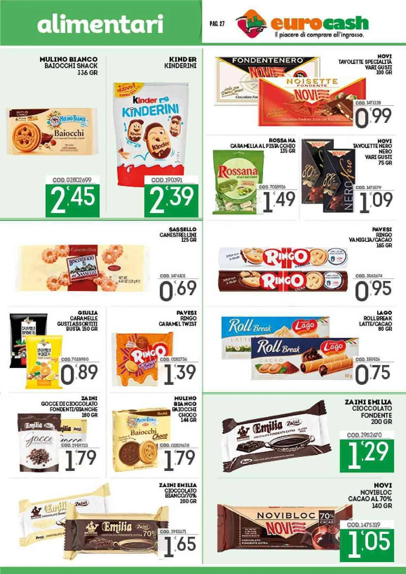 Volantino Eurocash da 3 gennaio a 21 gennaio di 2024 - Pagina del volantino 27