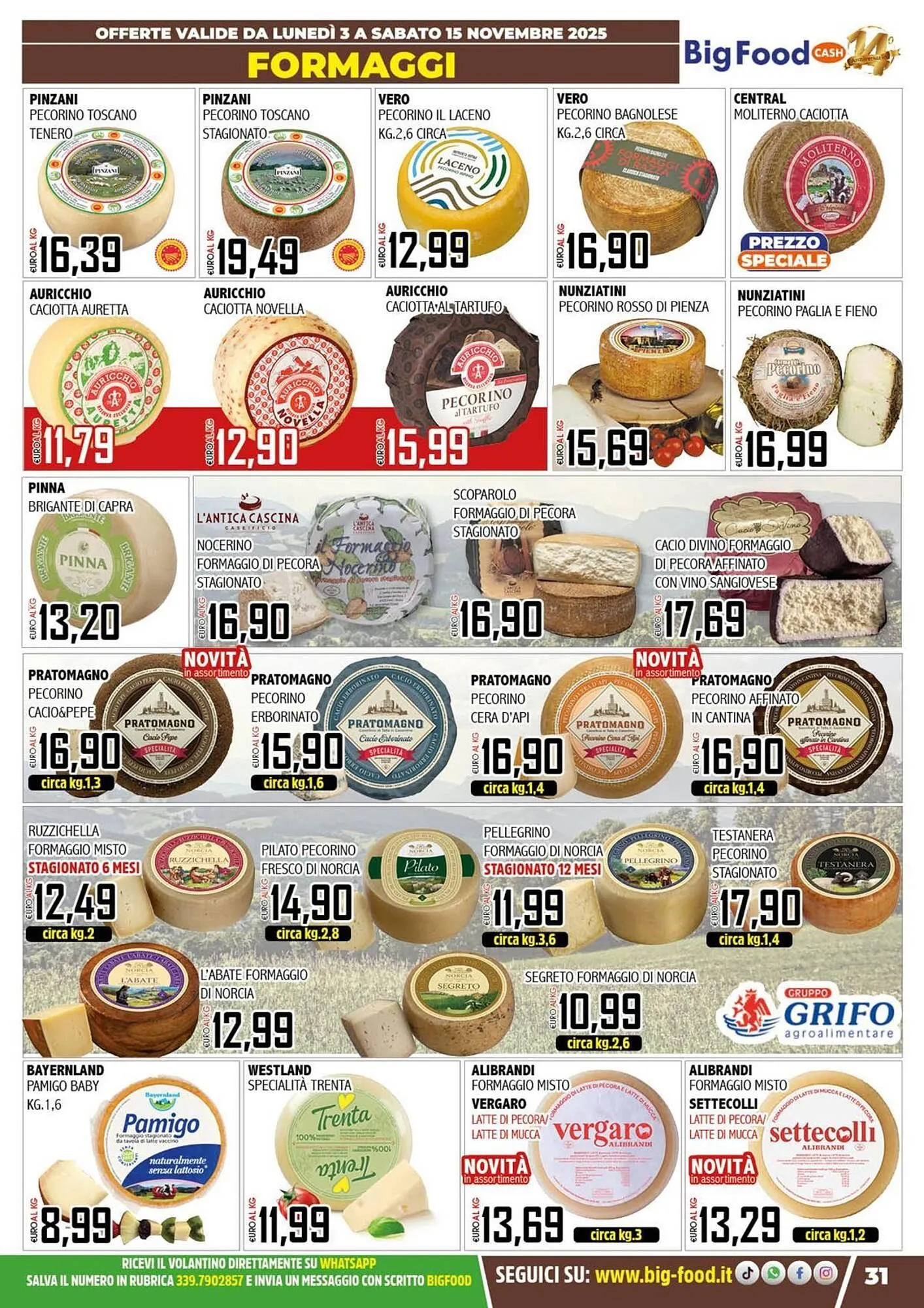 Volantino Big Food da 3 novembre a 15 novembre di 2025 - Pagina del volantino 31