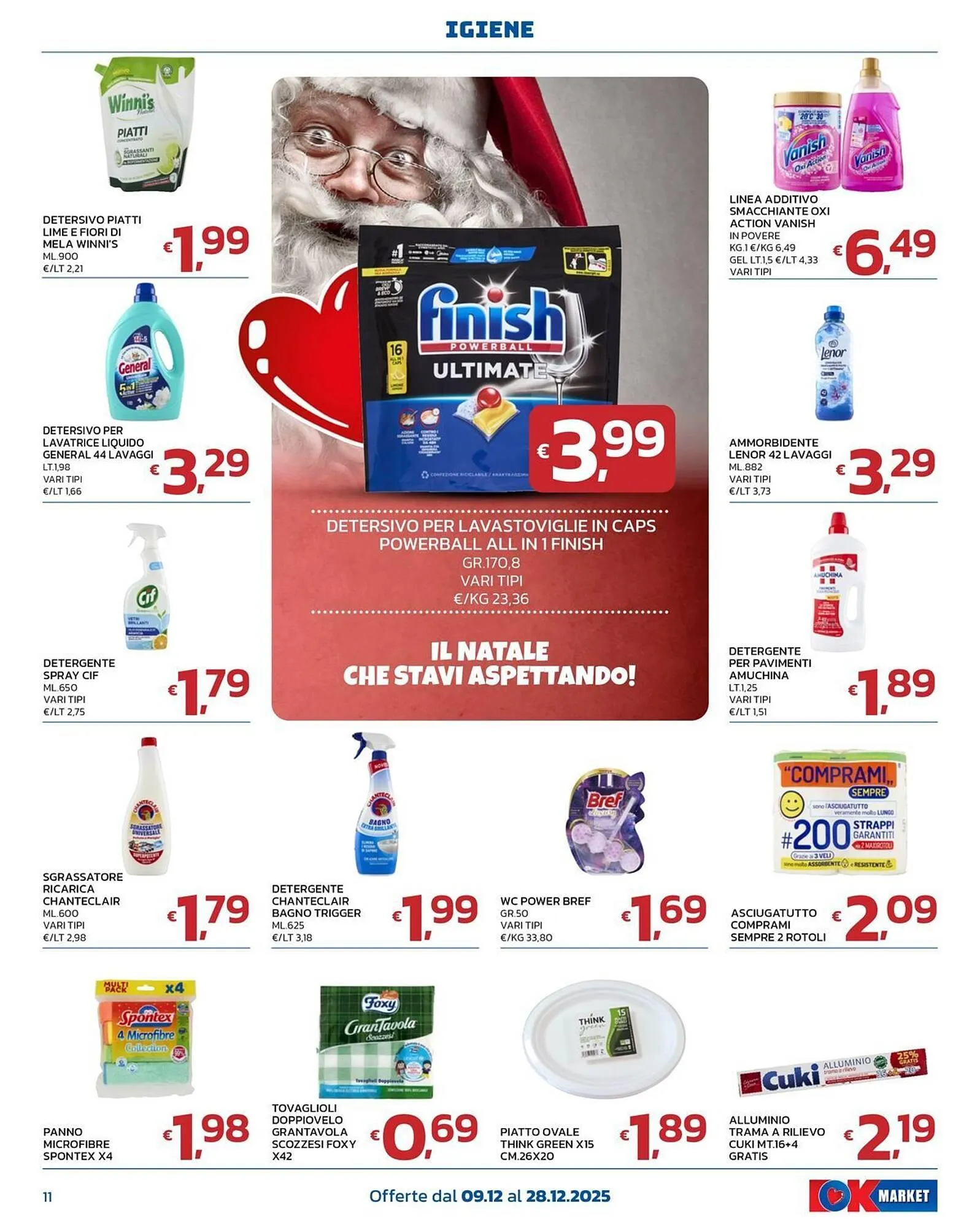 Volantino Ok Market da 9 dicembre a 28 dicembre di 2025 - Pagina del volantino 11