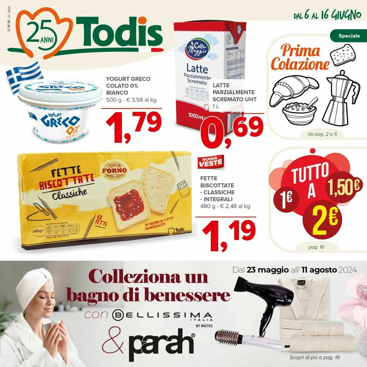 Todis Volantino attuale da 12 giugno a 26 giugno di 2024 - Pagina del volantino 1