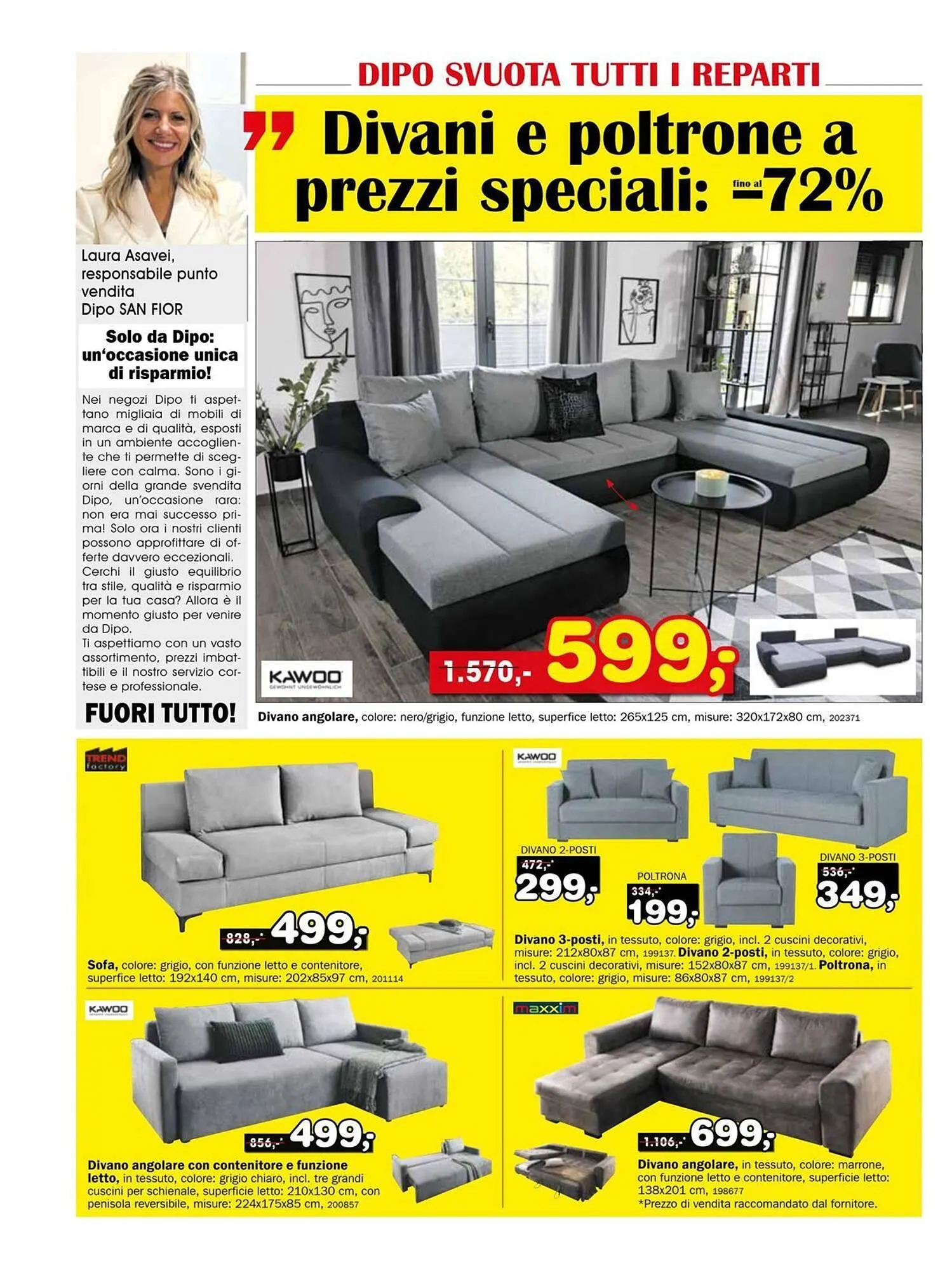 Volantino Dipo Arredamenti da 7 luglio a 20 luglio di 2025 - Pagina del volantino 6