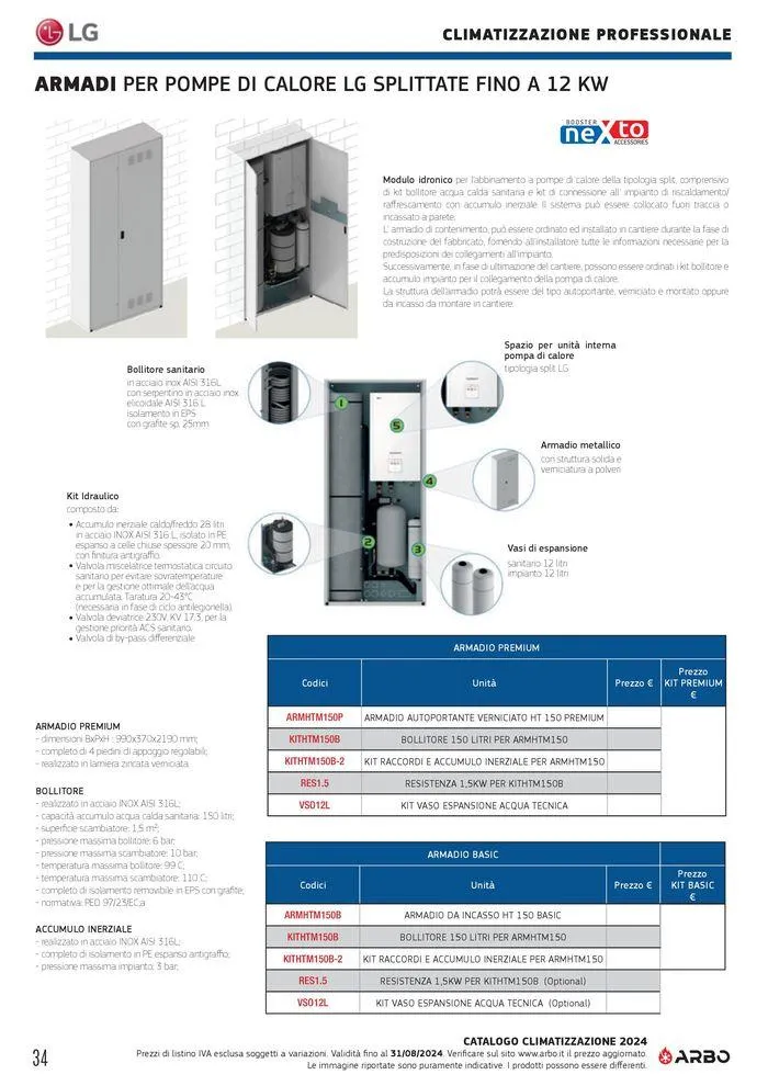 Catalogo climatizzazione 2024 da 17 maggio a 31 dicembre di 2024 - Pagina del volantino 34