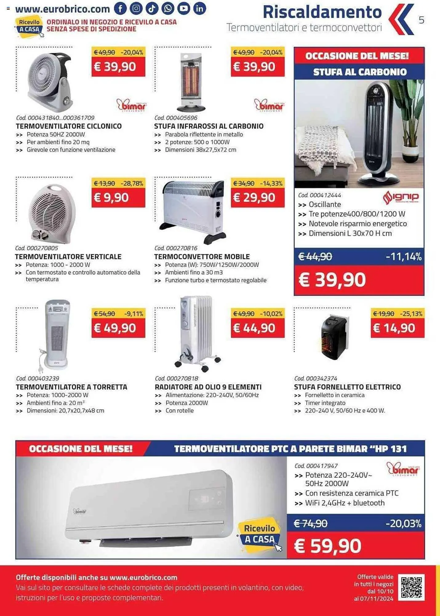 Volantino Eurobrico da 10 ottobre a 7 novembre di 2024 - Pagina del volantino 5