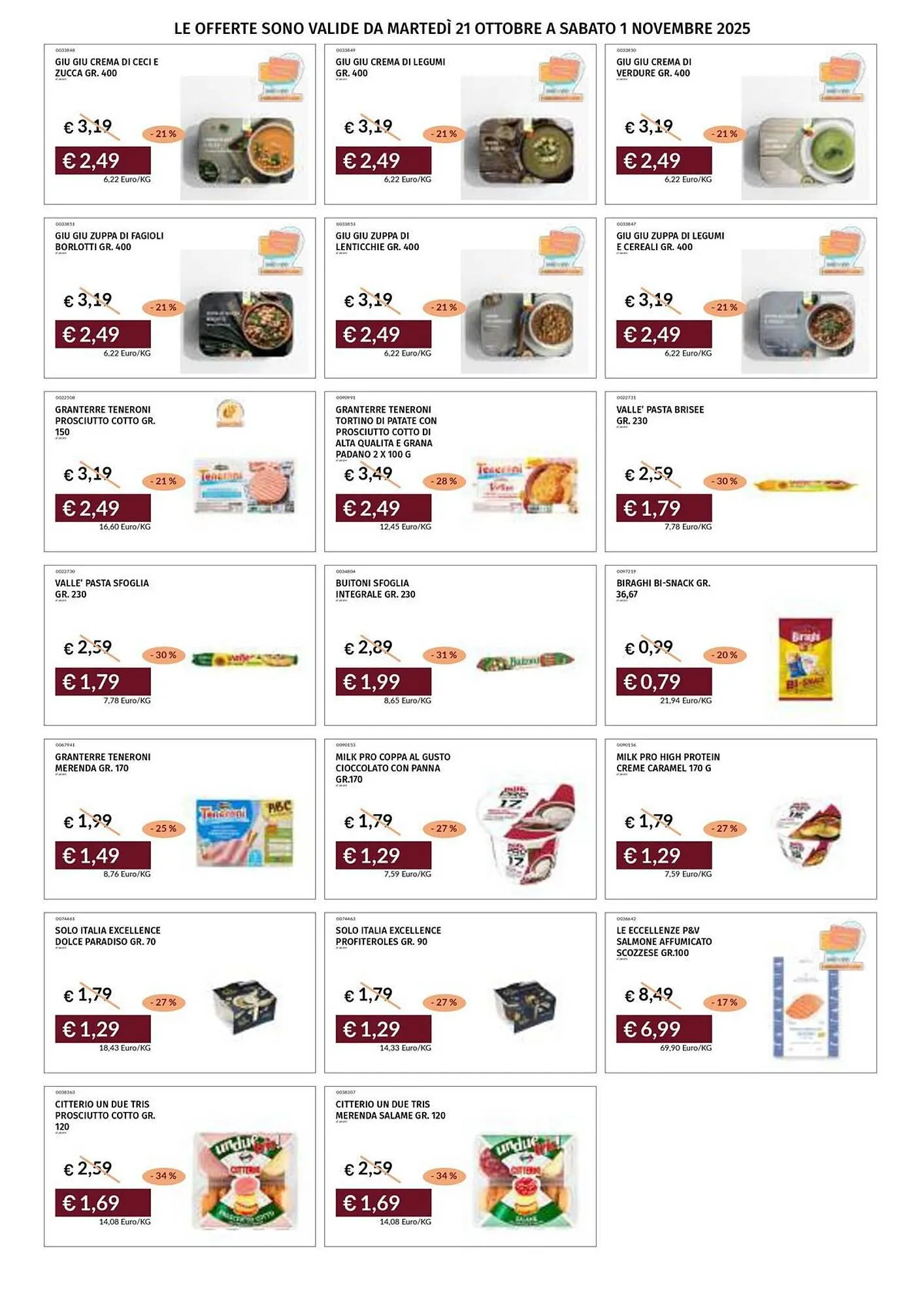 Volantino Prezzemolo e Vitale da 21 ottobre a 1 novembre di 2025 - Pagina del volantino 9