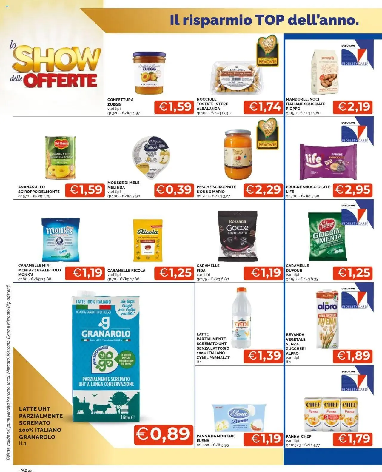 Volantino Mercatò da 5 settembre a 18 settembre di 2024 - Pagina del volantino 20