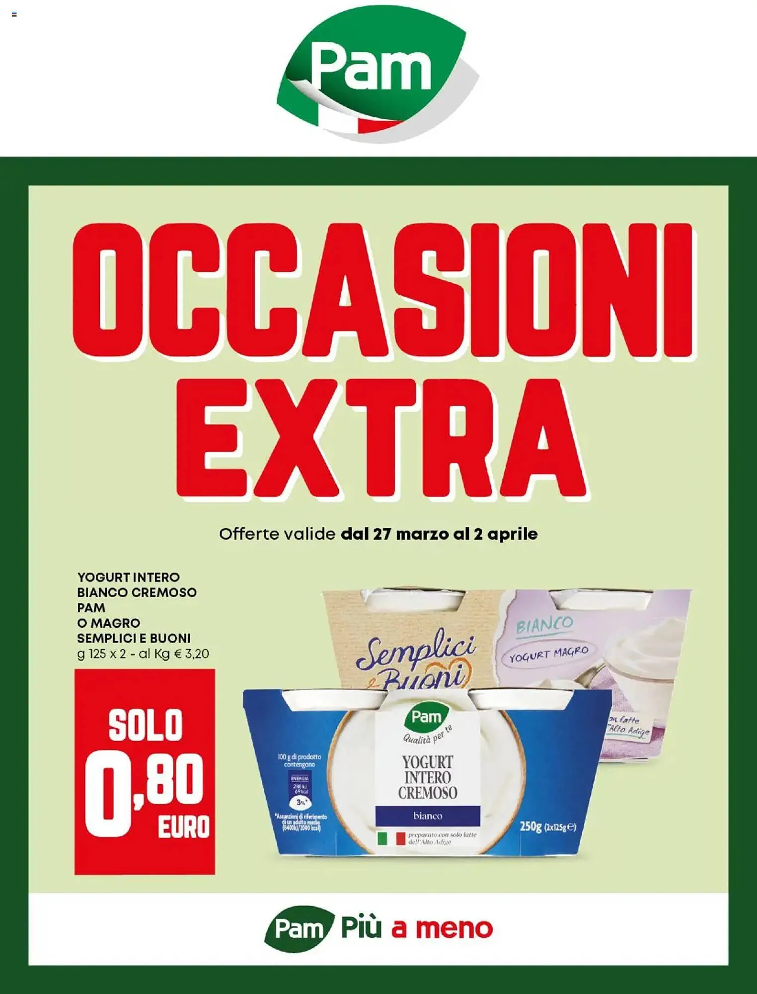 Volantino Pam da 27 marzo a 2 aprile di 2025 - Pagina del volantino 1