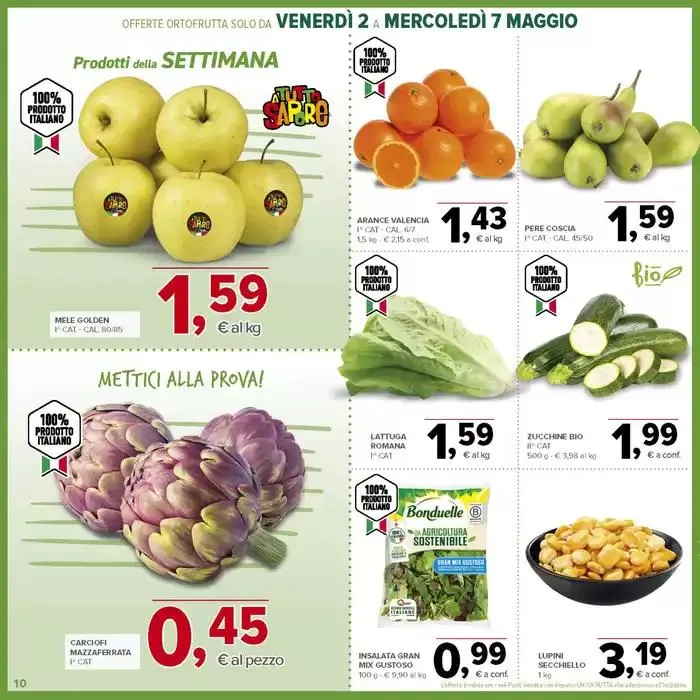 Prendi 2, paghi 1 da 2 maggio a 11 maggio di 2025 - Pagina del volantino 10