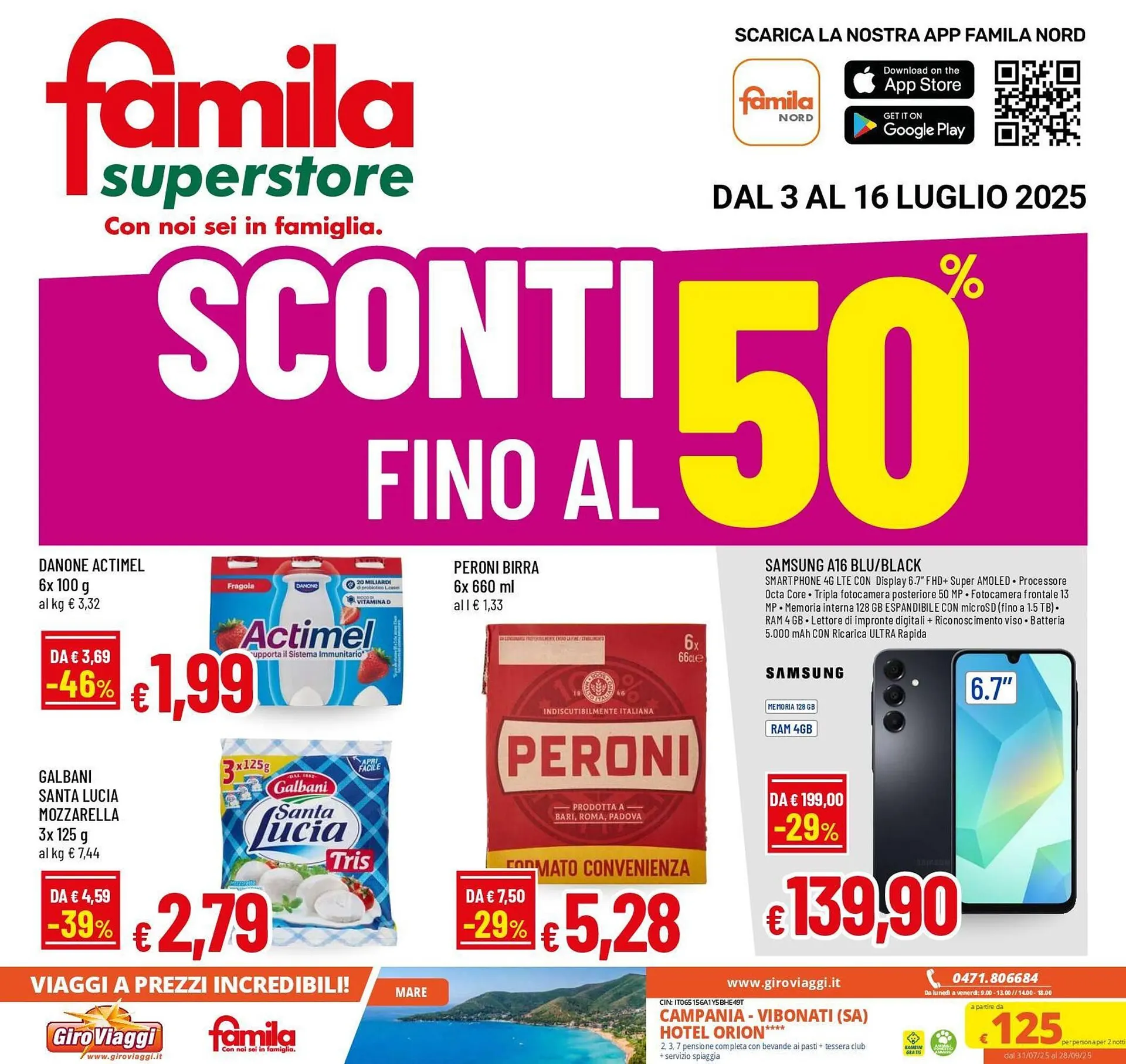 Volantino Famila Superstore da 3 luglio a 16 luglio di 2025 - Pagina del volantino 1