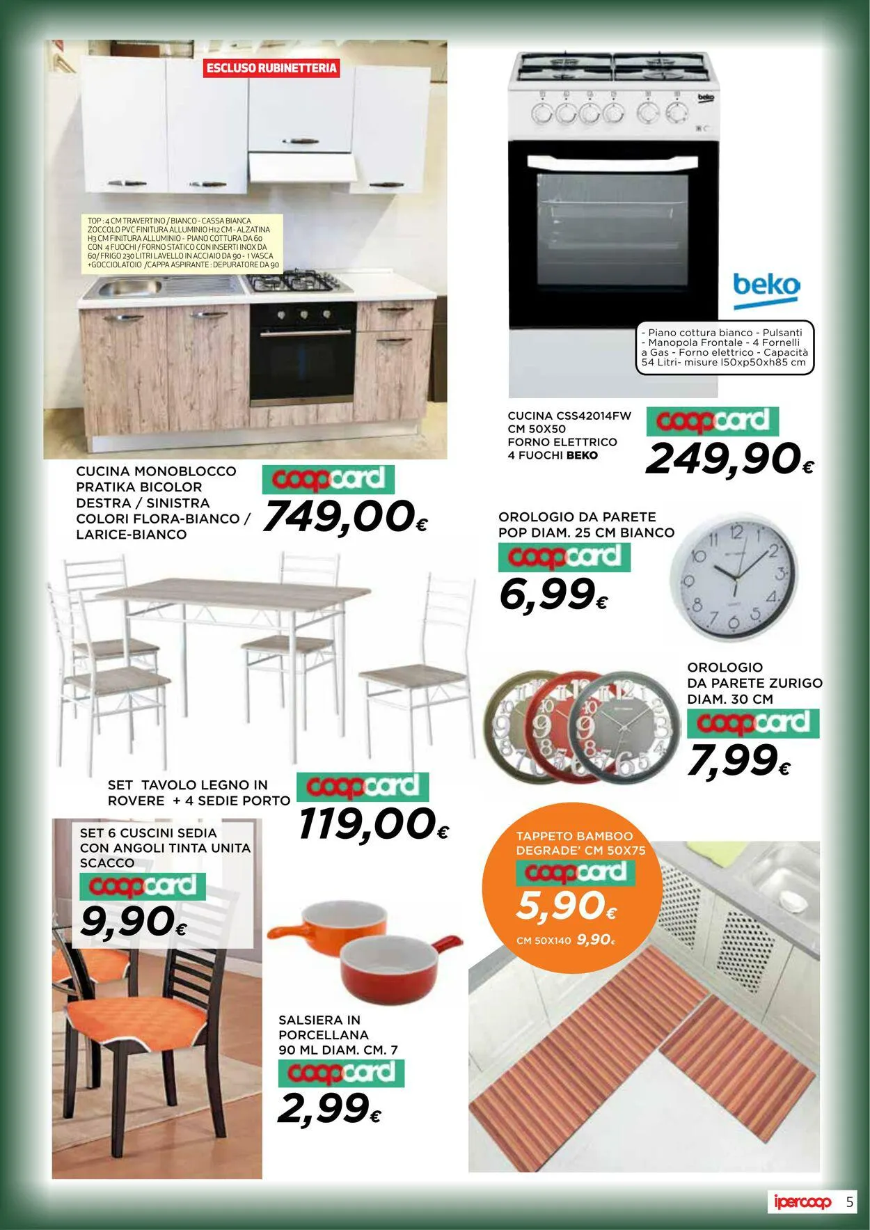 Coop Volantino attuale da 2 ottobre a 31 ottobre di 2023 - Pagina del volantino 5