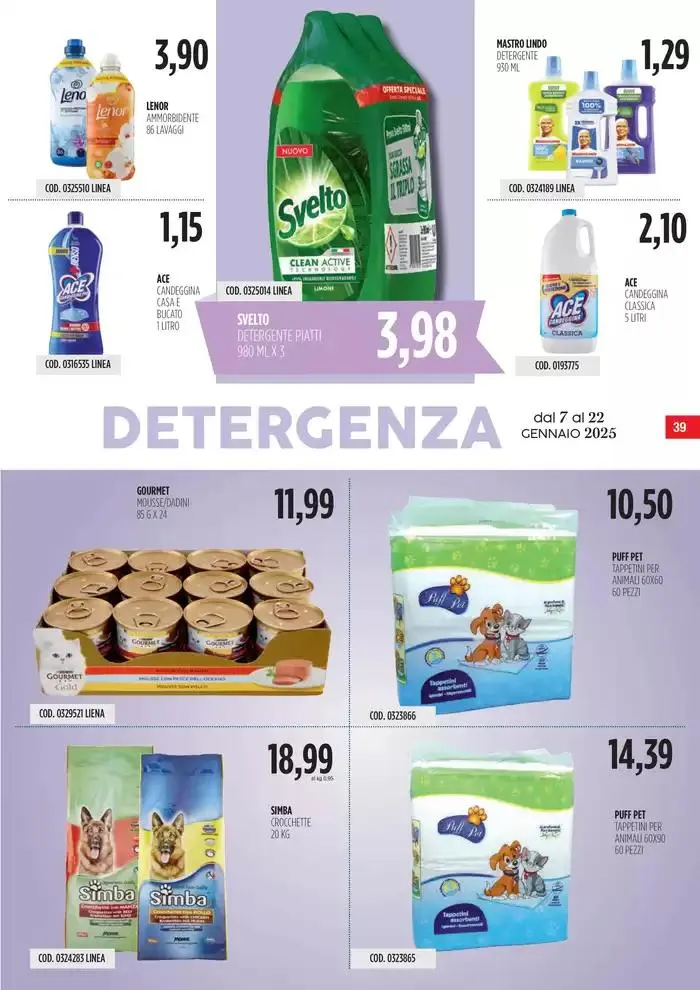 Offerte Carico Cash&Carry da 7 gennaio a 22 gennaio di 2025 - Pagina del volantino 39
