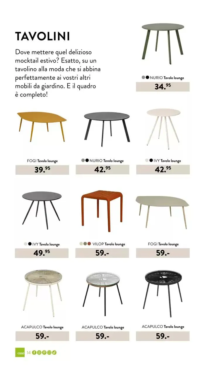 Collezione giardino 2025 da 3 marzo a 30 settembre di 2025 - Pagina del volantino 14