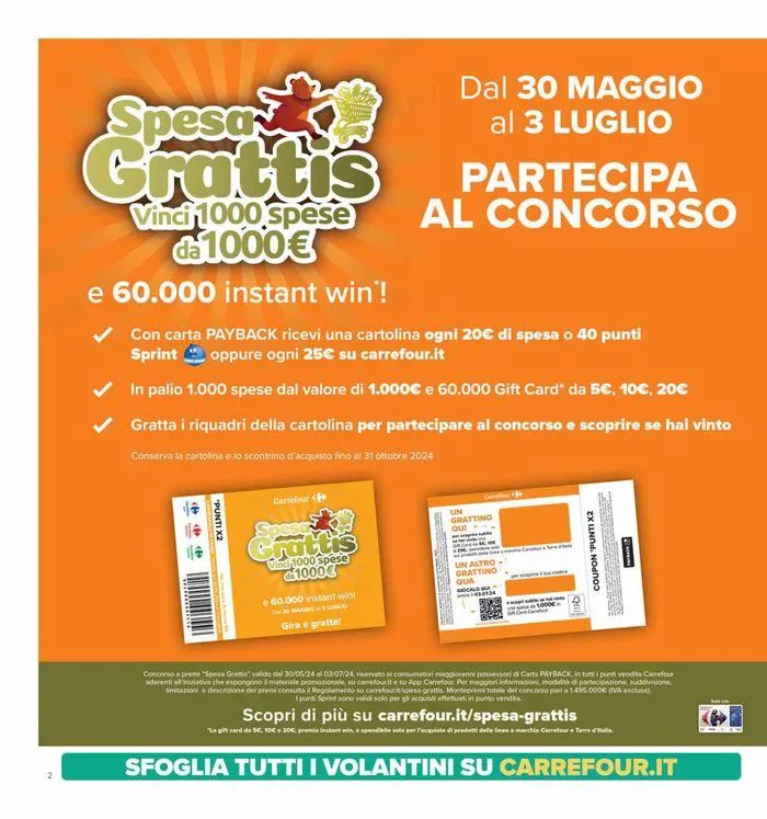 Spesa gratis da 30 maggio a 12 giugno di 2024 - Pagina del volantino 2