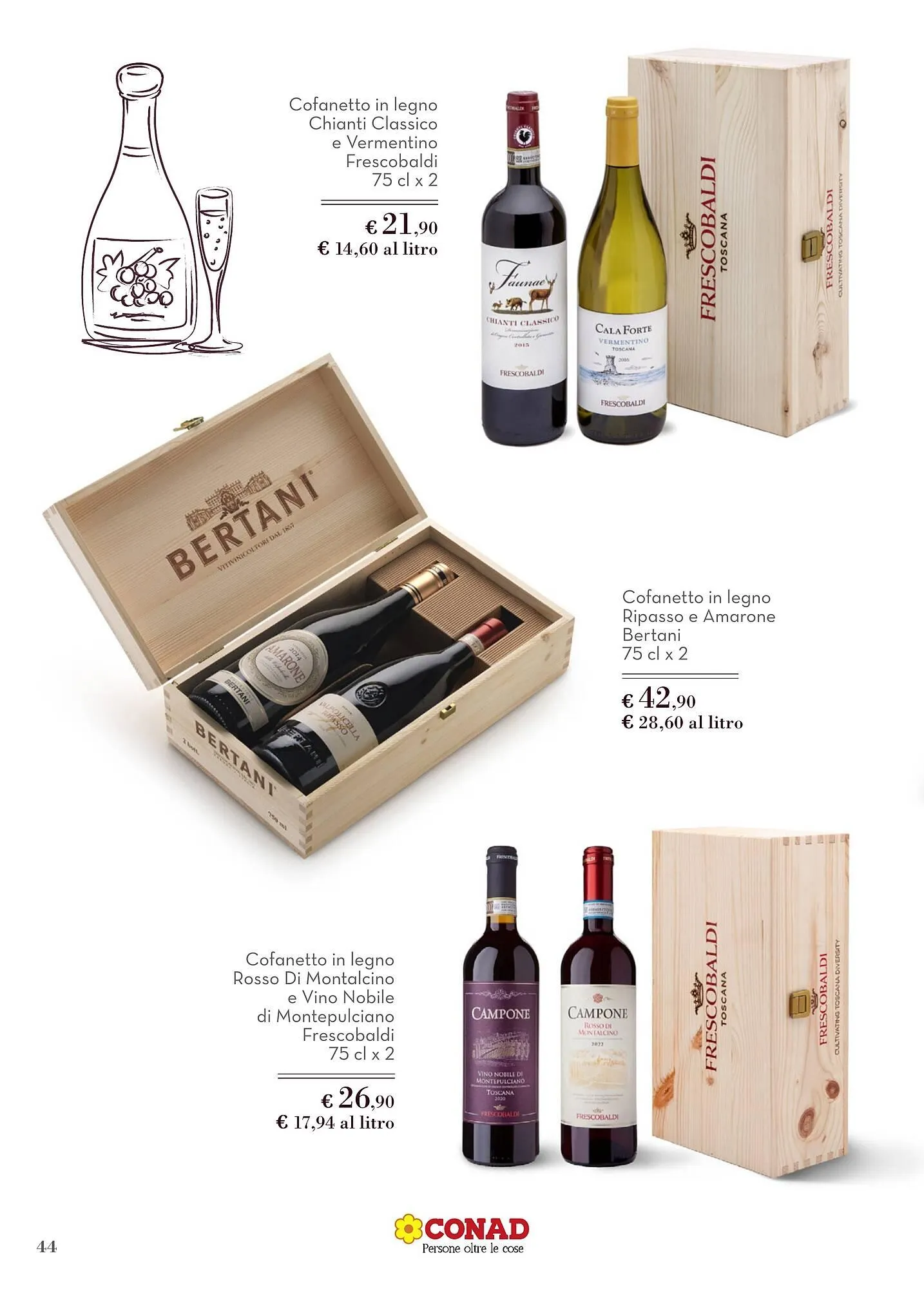Volantino Conad da 1 dicembre a 24 dicembre di 2025 - Pagina del volantino 44