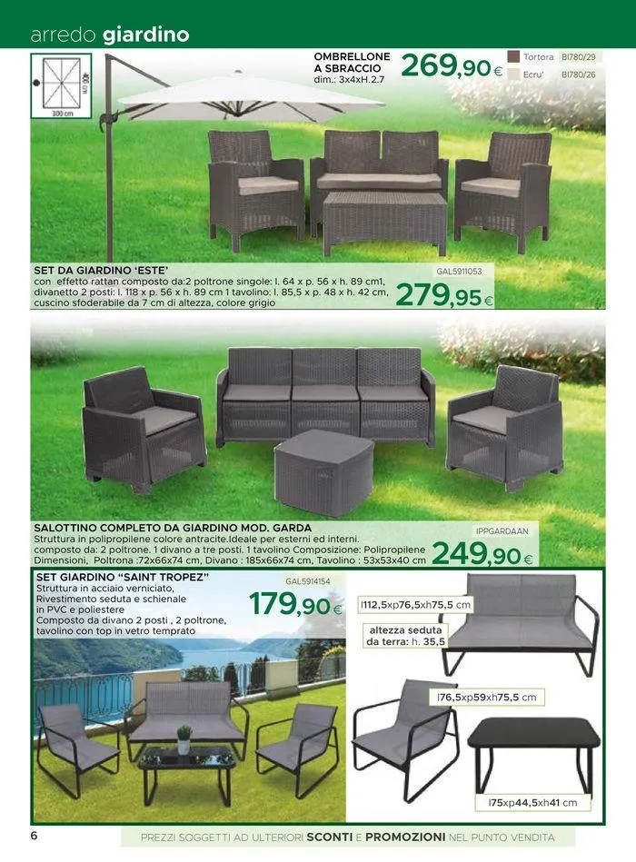 Catalogo giardino 2024 da 19 giugno a 31 agosto di 2024 - Pagina del volantino 6