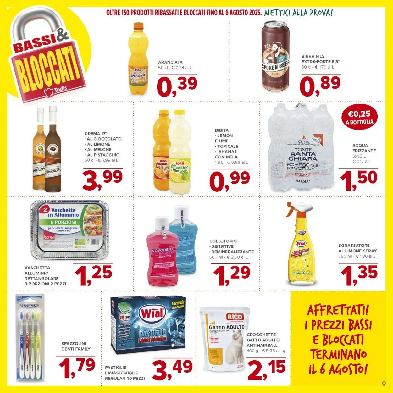 Todis Volantino attuale da 17 settembre a 1 ottobre di 2025 - Pagina del volantino 9