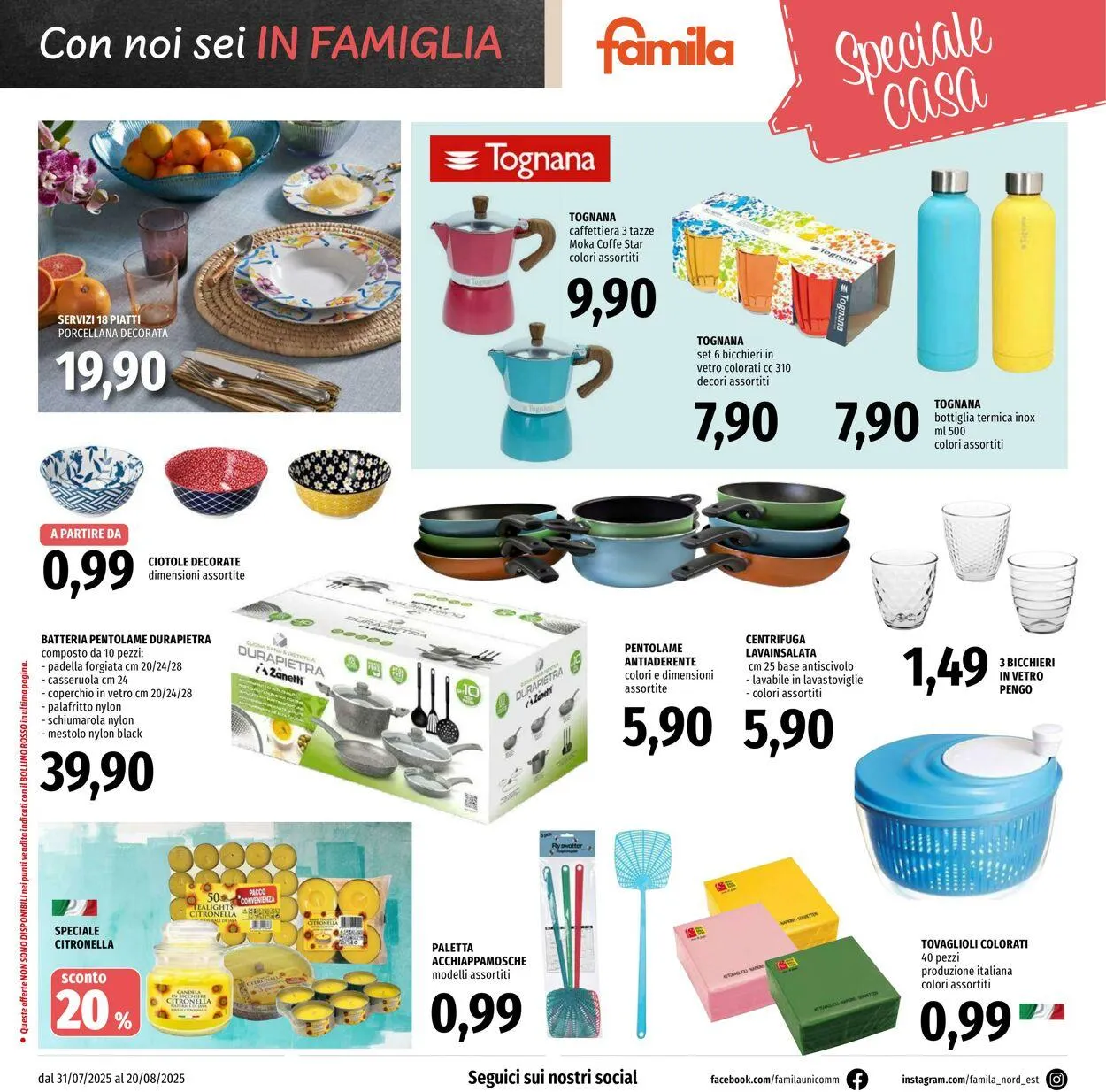 Famila Volantino attuale da 31 luglio a 20 agosto di 2025 - Pagina del volantino 22
