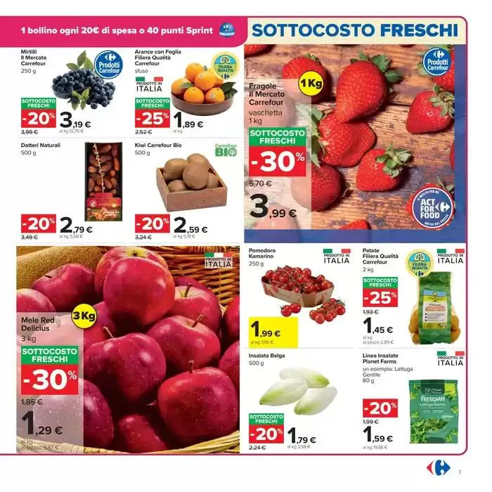 Sottocosto freschi da 13 marzo a 24 marzo di 2025 - Pagina del volantino 7