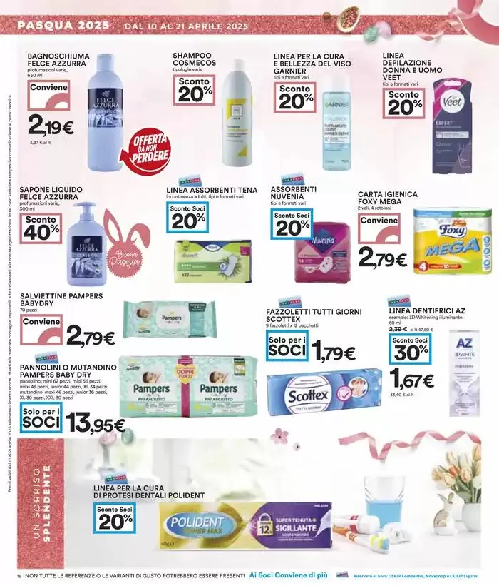 40 prodotti al 40% di sconto da 10 aprile a 21 aprile di 2025 - Pagina del volantino 16
