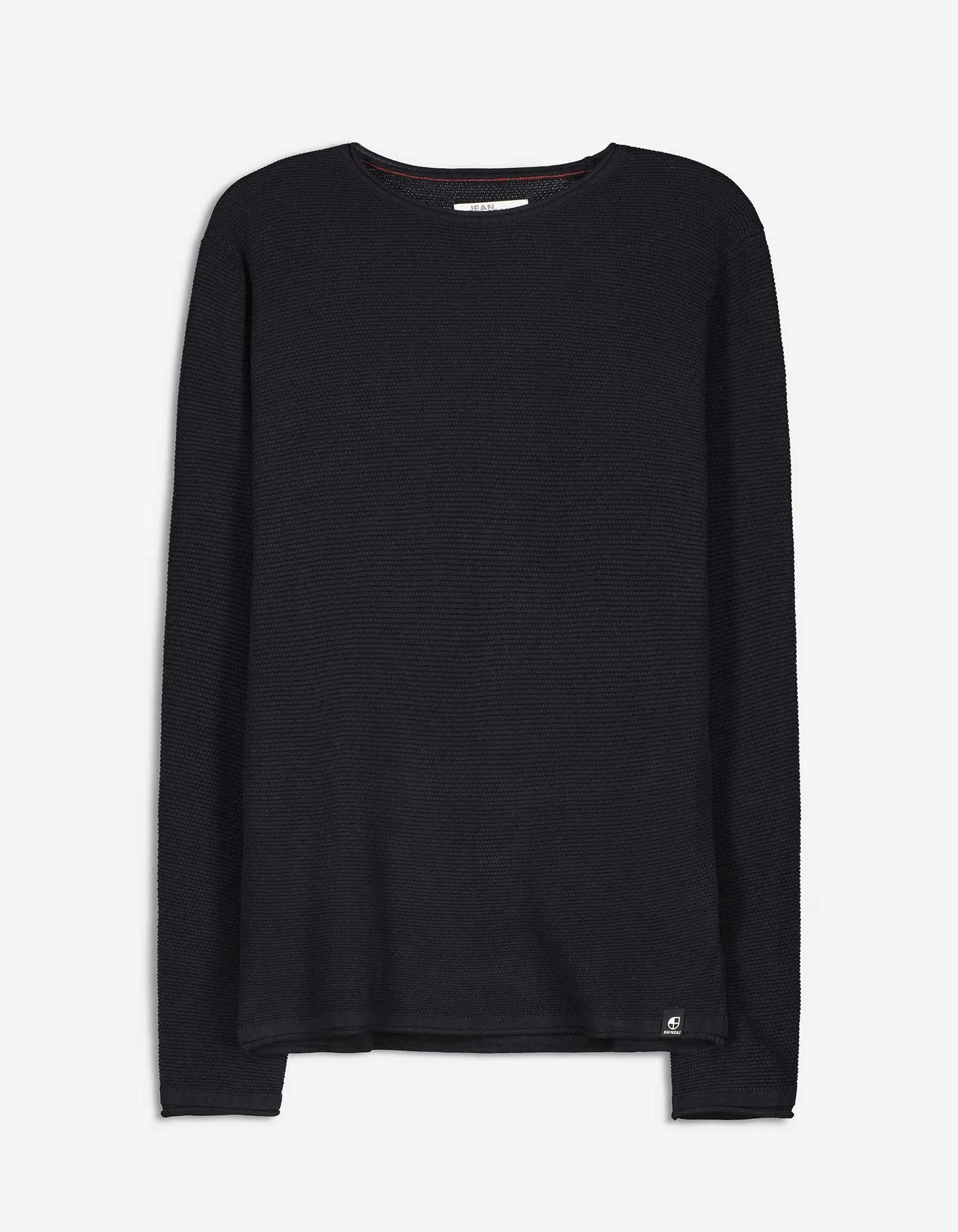 Pullover - Estremità arrotolate - nero