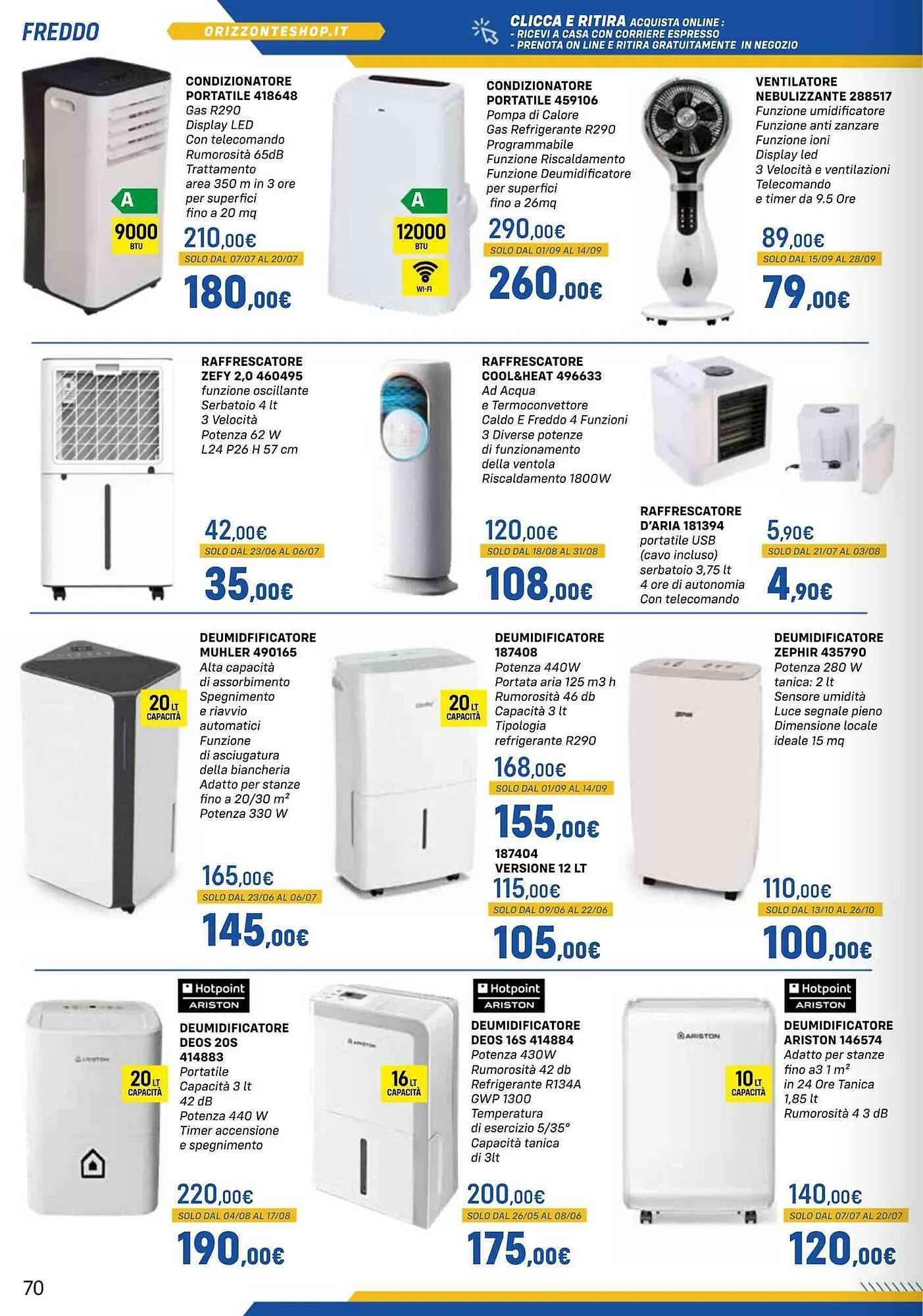 Volantino Orizzonte da 20 maggio a 31 ottobre di 2025 - Pagina del volantino 70