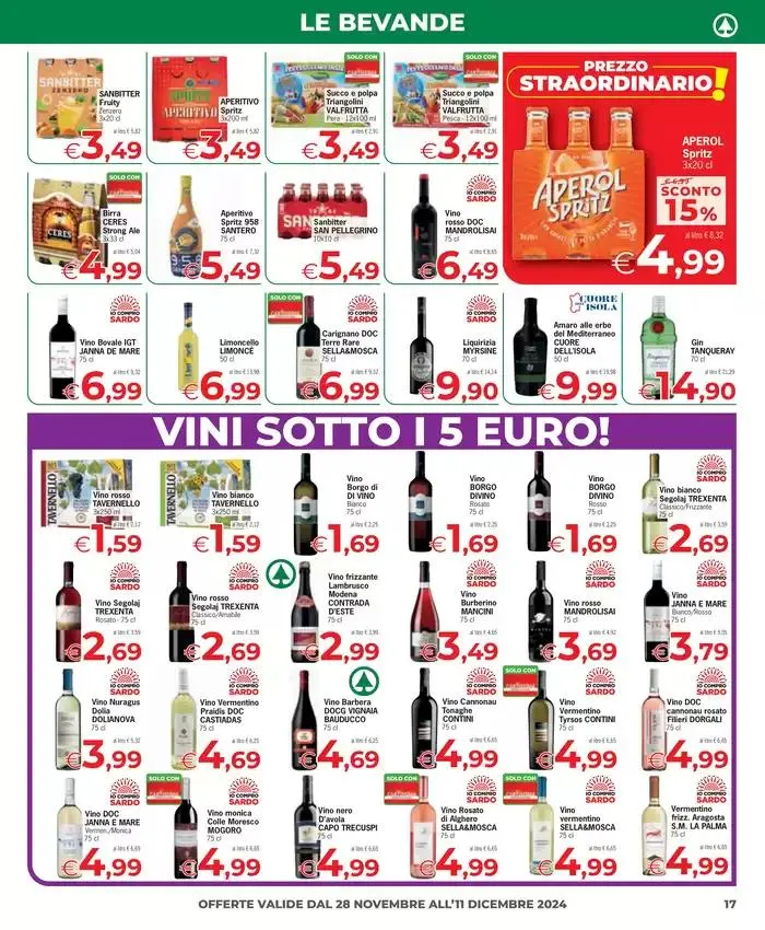 Sottocosto da 28 novembre a 9 dicembre di 2024 - Pagina del volantino 17