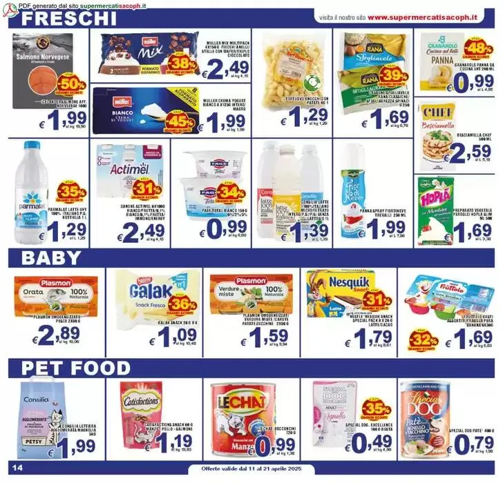 Volantino Sacoph da 11 aprile a 21 aprile di 2025 - Pagina del volantino 14