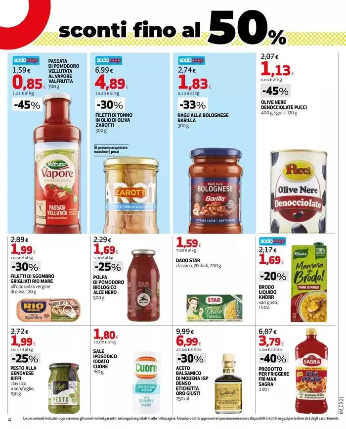 Sconti fino al 50% da 13 marzo a 26 marzo di 2025 - Pagina del volantino 4