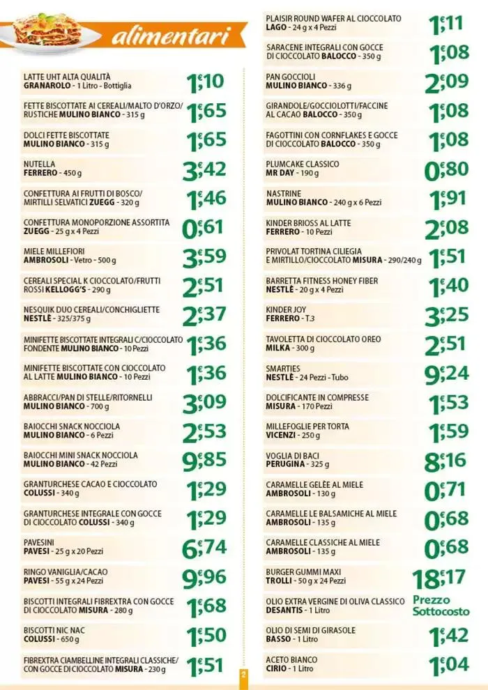 Sottocosto da 22 aprile a 26 aprile di 2025 - Pagina del volantino 2